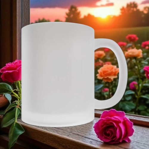 11 Ox Clear Frosted Mug