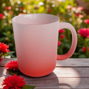 11 Ox Red Frosted Mug