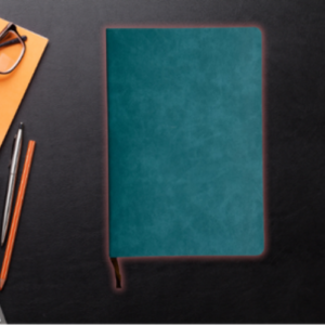 A 5 Notebook Leather Turquoise