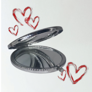 Compact Silver Round