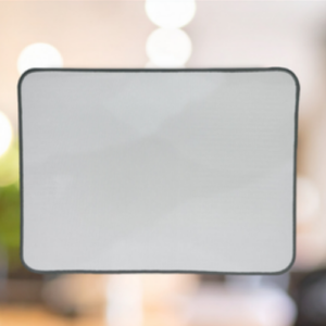 Deskpad with Black overlock finish