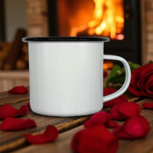 Enamel mug 8 cm
