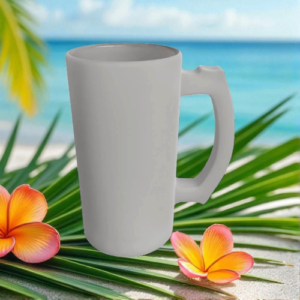 German Clear Frosted Beer Glass