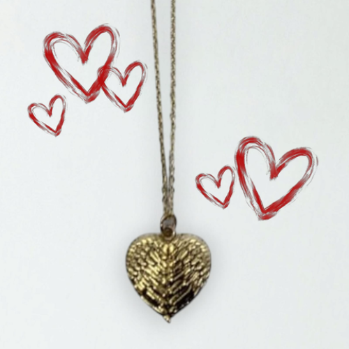 Gold Angel Locket Necklace