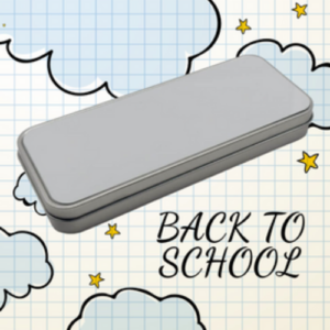 Metal Pencil Case Silver