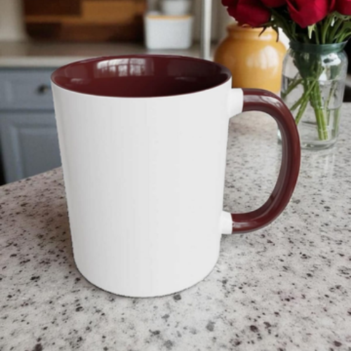 Mug two tone Maroon