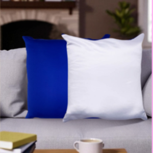 Panel Pillow case and pillow Blue