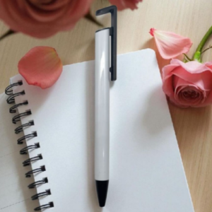 Pen with cell phone holder