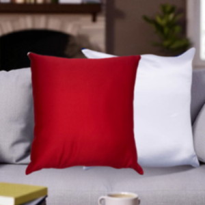Pillowcase and Pillow Red