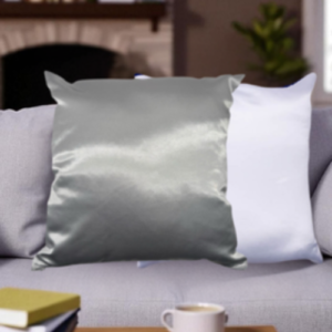 Pillowcase and Pillow Silver