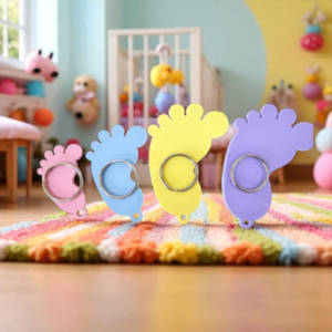 Baby foot print keychain