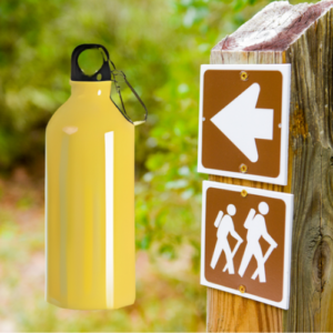 Aluminum 600ml Sports bottle - Yellow